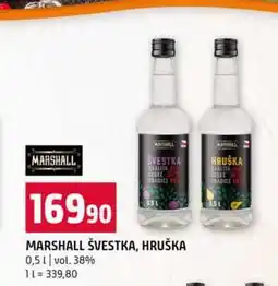 Terno MARSHALL ŠVESTKA, HRUŠKA 0,5l vol. 38% nabídka