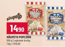 Terno KŘUPETO POPCORN 100 g vybrané druhy nabídka