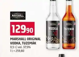 Terno MARSHALL ORIGINAL VODKA, TUZEMÁK 0,5l vol. 37,5% nabídka