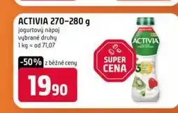 Terno ACTIVIA 270-280 g jogurtový nápoj vybrané druhy nabídka