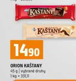 Terno ORION KAŠTANY 45 g vybrané druhy nabídka