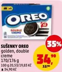 Penny Market Sušenky oreo golden, double creme nabídka