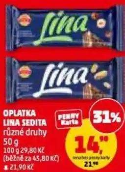 Penny Market Oplatka lina sedita nabídka