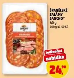 Penny Market Španělské salámy sancho nabídka