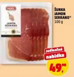 Penny Market Šunka jamon serrano nabídka