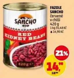 Penny Market Fazole sancho červené v chilli nabídka