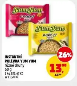 Penny Market Instantní polévka yum yum nabídka