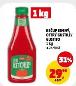 Penny Market Kečup jemný, ostrý gustile/ gustito nabídka