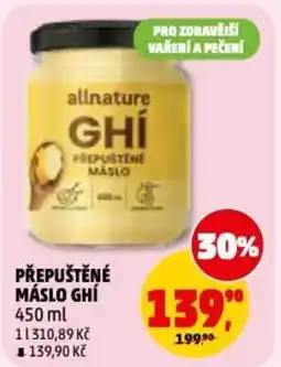 Penny Market Přepuštěné máslo ghí nabídka