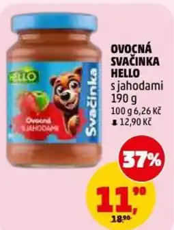 Penny Market Ovocná svačinka hello s jahodami nabídka