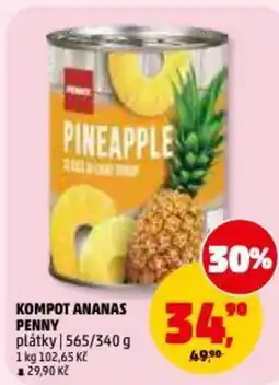 Penny Market Kompot ananas penny plátky nabídka