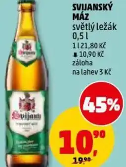 Penny Market Svijanský máz světlý ležák nabídka