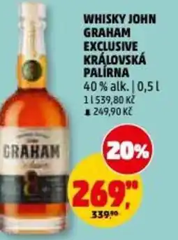 Penny Market Whisky john graham exclusive královská palírna 20% nabídka