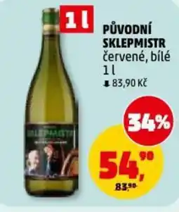 Penny Market Původní sklepmistr červené, bílé nabídka