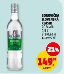 Penny Market Borovička slovenská klasik 40% alk. nabídka