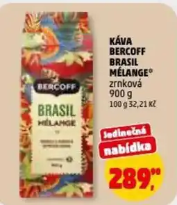 Penny Market Káva bercoff brasil mélange zrnková nabídka