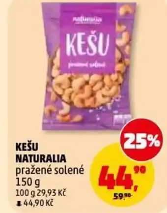 Penny Market Kešu naturalia pražené solené nabídka