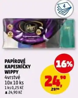 Penny Market Papírové kapesníčky wippy nabídka