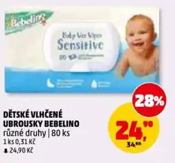 Penny Market Dětské vlhčené ubrousky bebelino nabídka