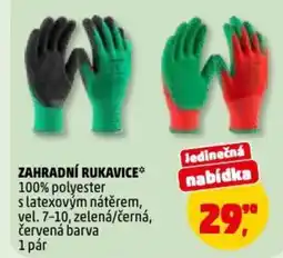 Penny Market Zahradní rukavice nabídka