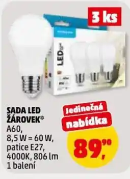 Penny Market Sada led žárovek nabídka
