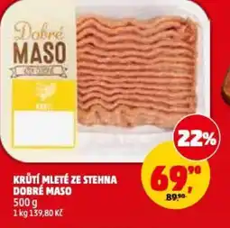 Penny Market Krůtí mleté ze stehna dobré maso nabídka