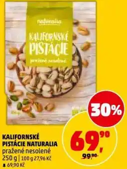 Penny Market Kalifornské pistácie naturalia pražené nesolené nabídka