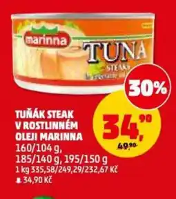 Penny Market Tuňák steak v rostlinném oleji marinna nabídka