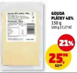 Penny Market Gouda plátky 48% nabídka