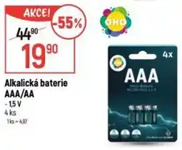 Globus Alkalická baterie AAA/AA nabídka