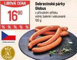 Globus Debrecínské párky Globus nabídka