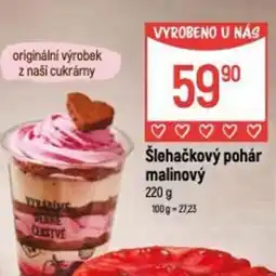 Globus Šlehačkový pohár malinový nabídka