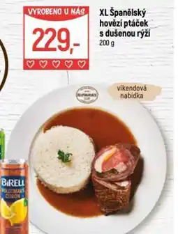 Globus XL Španělský hovězí ptáček s dušenou rýží nabídka