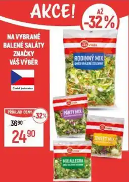 Globus Na vybrané balené saláty značky váš výběr nabídka