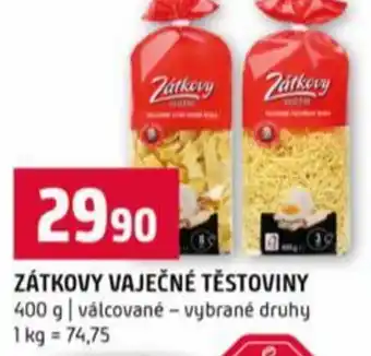 Terno Zátkovy vaječné těstoviny nabídka