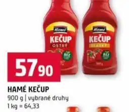 Terno Hamé kečup nabídka