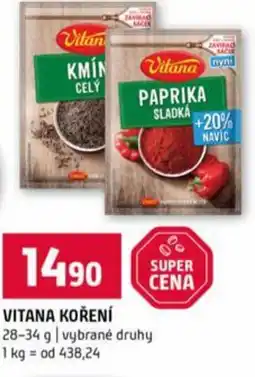 Terno Vitana koření nabídka