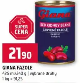 Terno Giana fazole nabídka