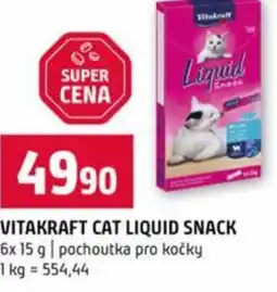 Terno Vitakraft cat liquid snack nabídka