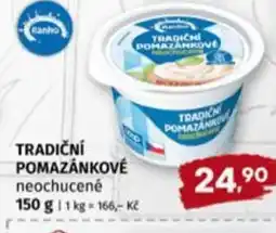 Terno Ranko Tradiční pomazánkové neochucené nabídka