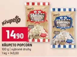 Terno Křupeto popcorn nabídka