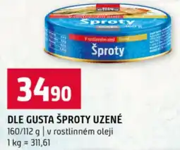 Terno Dle gusta šproty uzené nabídka