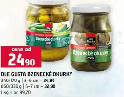 Terno Dle gusta bzenecké okurky nabídka