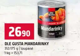 Terno Dle gusta mandarinky nabídka