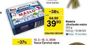 Madeta jihočeské máslo