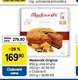 Tesco Medovník original nabídka