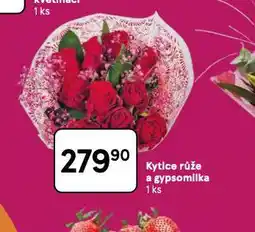 Tesco Kytice růže a gypsomilka nabídka