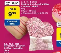 Tesco Perník srdíčko s ovocnou náplní nabídka