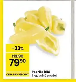 Tesco Paprika bílá nabídka