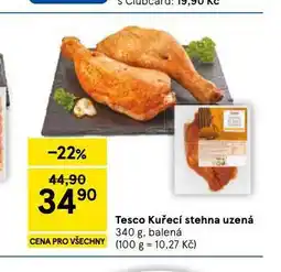 Tesco Kuřecí stehna uzená nabídka
